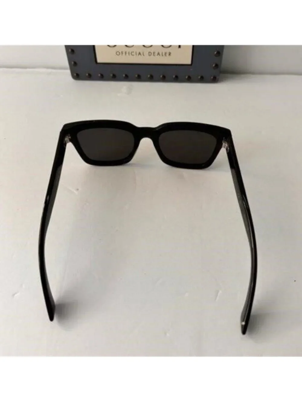 Authentic Gucci Smoke Square Men's Sunglasses GG0001SN 001